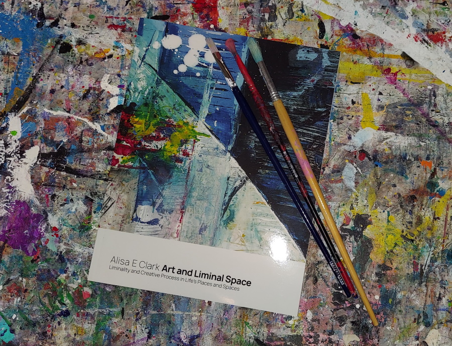 This is a book about art and liminality. It is titled, “Art and Liminal Space: Liminality and Creative Process in Life’s Places and Spaces” by Alisa E. Clark.